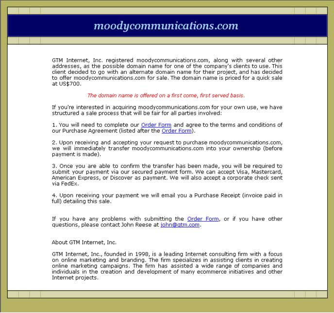 Site screenshot